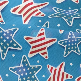 Red And Blue Stars Modern Jersey
