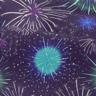 Colorful Fireworks Modern Jersey