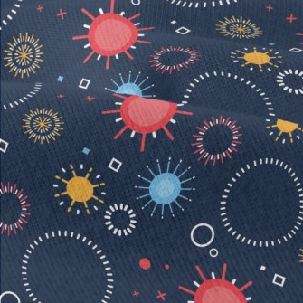 Colorful Fireworks Modern Jersey