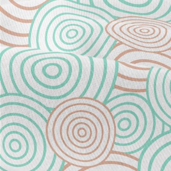 Green And Orange Circles Modern Jersey