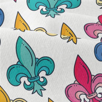 Colorful Iris Flowers Modern Jersey