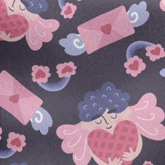 Sending Love Angel Jersey Backed Fleece
