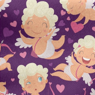 Naughty Cupid Jersey Backed Fleece