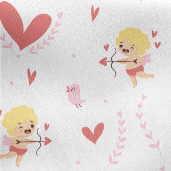 Lover Cupid Jersey Backed Fleece