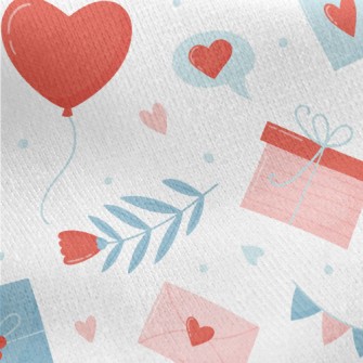 Give The Gift Of Love Jersey Backed Fleece