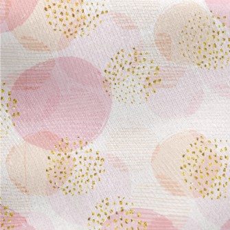 Pink Geometry Jersey Backed Fleece