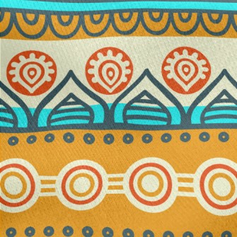 Ethnic Patterns Jersey Backed Fleece