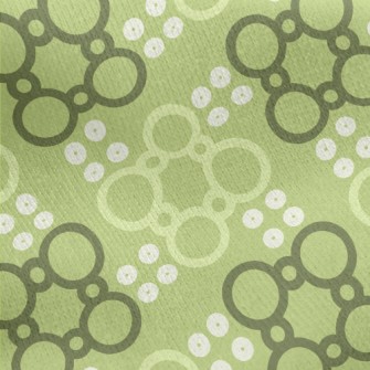 Circle Pattern Jersey Backed Fleece