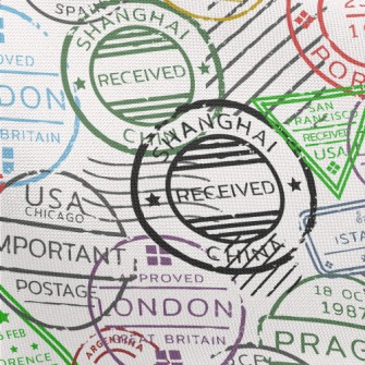 Vintage Postmark Pongee