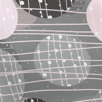 Geometric Circle Pongee