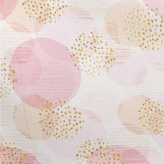 Pink Geometry Pongee