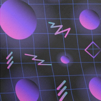 Futuristic Circle Pongee
