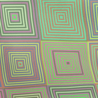 Square Mosaic Pongee