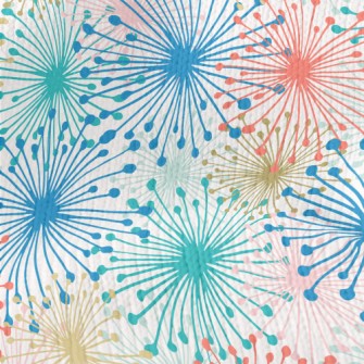 Pink And Tender Fireworks Stretch Jersey