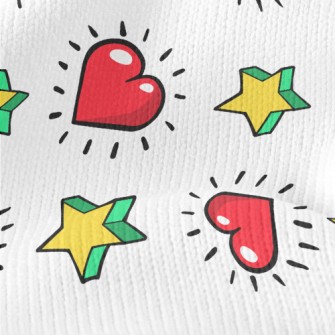 Hearts And Stars Stretch Jersey