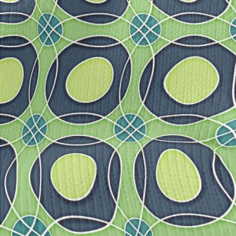 Retro Circle Stretch Jersey