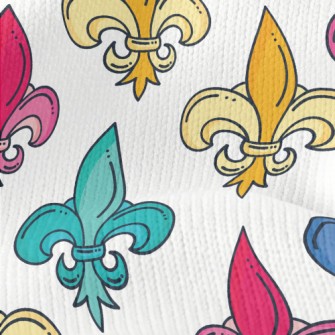 Colorful Iris Flowers Stretch Jersey