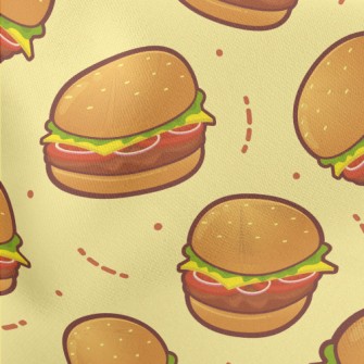 Delicious Burger Lightweight Cotton Poplin