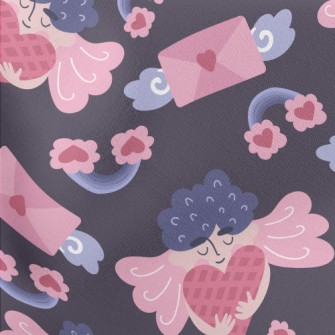 Sending Love Angel Lightweight Cotton Poplin