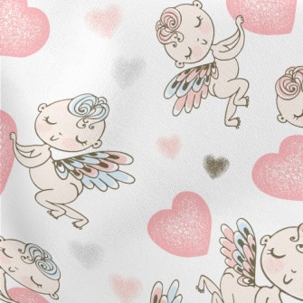 Heart-Stealing Cupid Lightweight Cotton Poplin