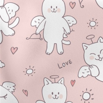 Cupid Cat Lightweight Cotton Poplin