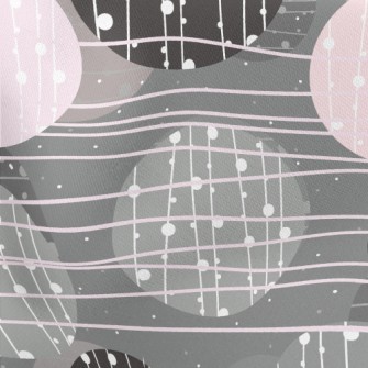 Geometric Circle Lightweight Cotton Poplin