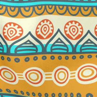 Ethnic Patterns Lightweight Cotton Poplin