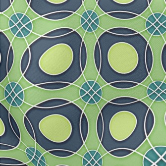 Retro Circle Lightweight Cotton Poplin