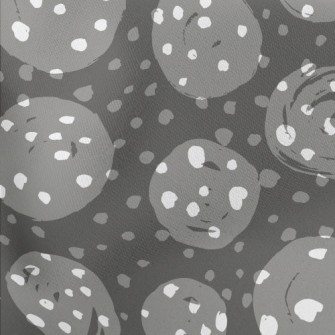 Gray Circle Lightweight Cotton Poplin