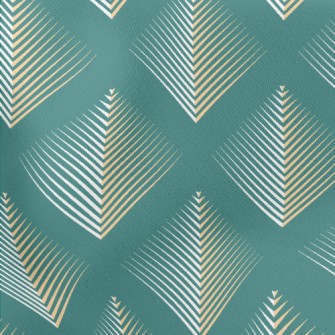 Abstract Pyramid Lightweight Cotton Poplin