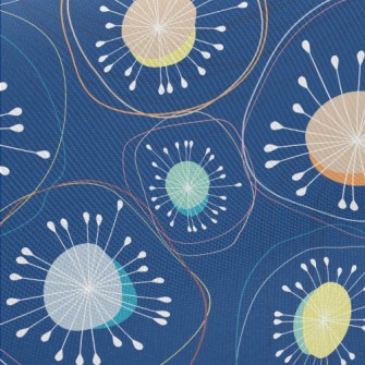 Abstract Fireworks Midweight Cotton Poplin
