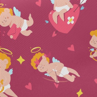 Cute Cupid Midweight Cotton Poplin