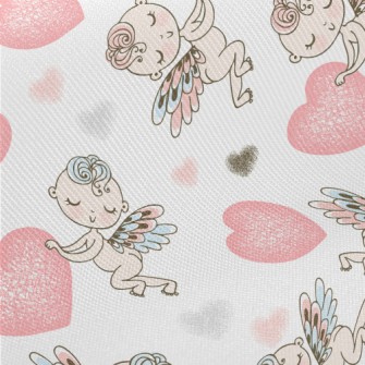 Heart-Stealing Cupid Midweight Cotton Poplin