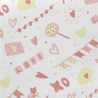 Love Message Midweight Cotton Poplin