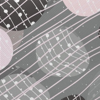 Geometric Circle Midweight Cotton Poplin