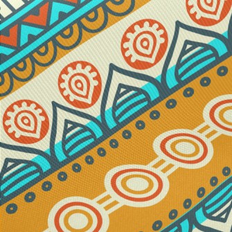 Ethnic Patterns Midweight Cotton Poplin