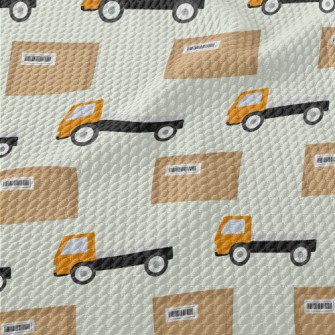 Logistics Delivery Truck Birdseye Piqué