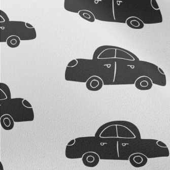 Black Car Graffiti Chiffon