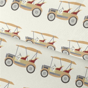 Vintage Golf Cart Waterproof Oxford