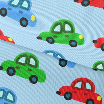 Cartoon Doodle Car Waterproof Oxford