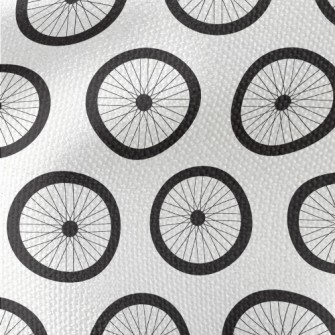 Bicycle Wheel Pattern Waterproof Canvas