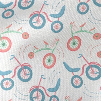 Cartoon Retro Bicycle Waterproof Canvas