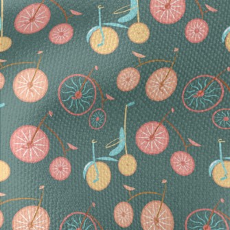 Colorful Retro Bicycle Waterproof Canvas