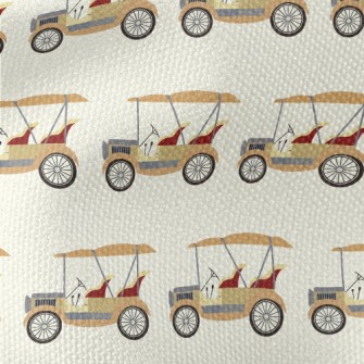 Vintage Golf Cart Waterproof Canvas