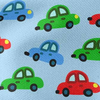 Cartoon Doodle Car Waterproof Canvas