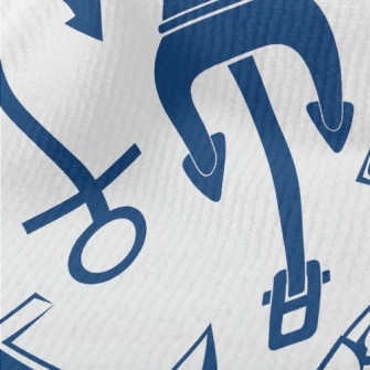 Vintage Nautical Anchor Terry