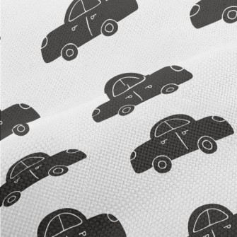 Black Car Graffiti Performance Linen