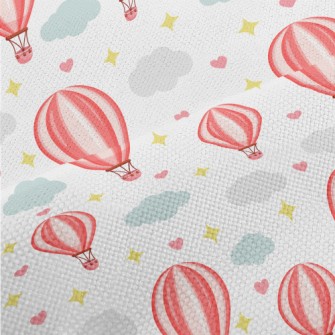 Hot Air Balloon And Love Performance Linen