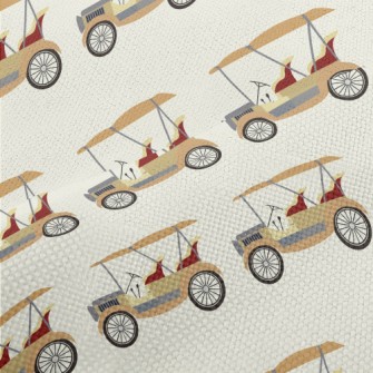 Vintage Golf Cart Performance Linen