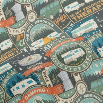 Summer Camping Logo Performance Linen